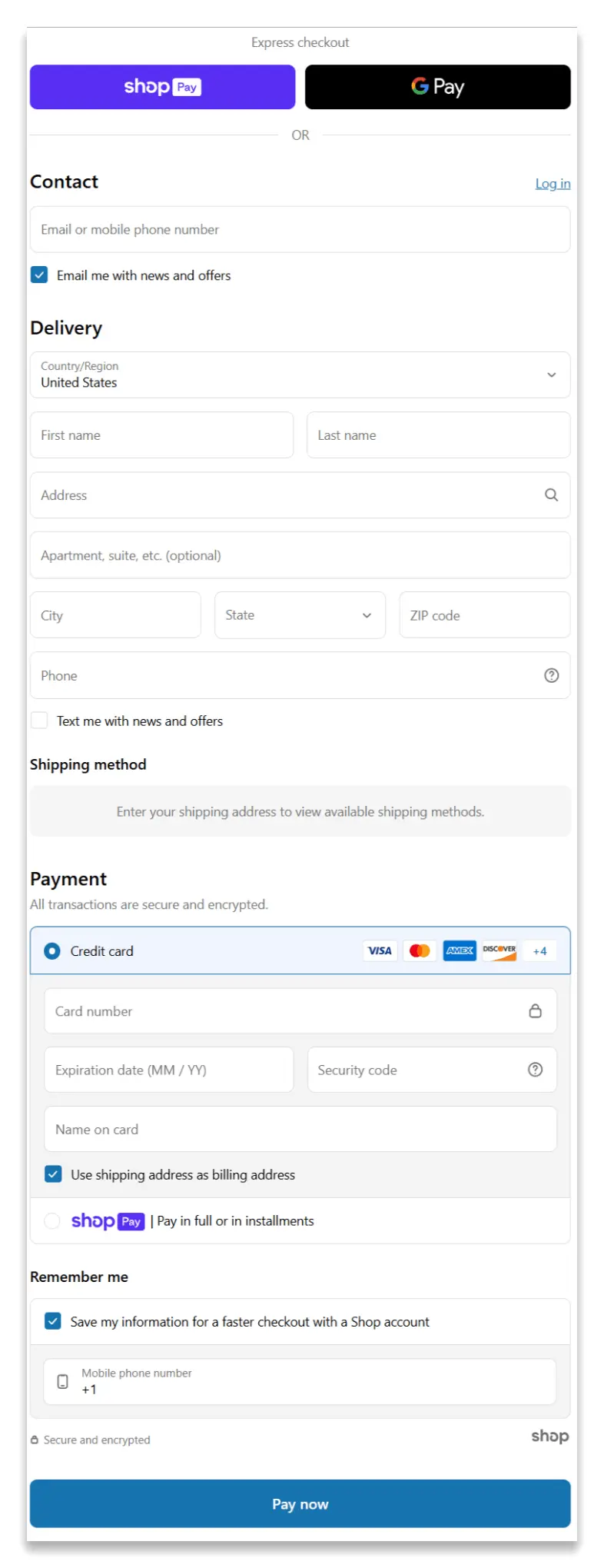 Glyco Care secure checkout page